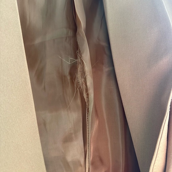 Women’s Camel Blazer with Ruffle Pocket Detail | M - Picture 5 of 5